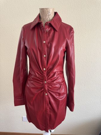 Kunstlederkleid