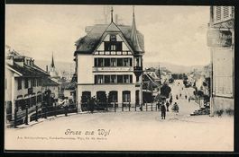 Wyl /SG, Wirtshaus zur Rose, Panorama mi