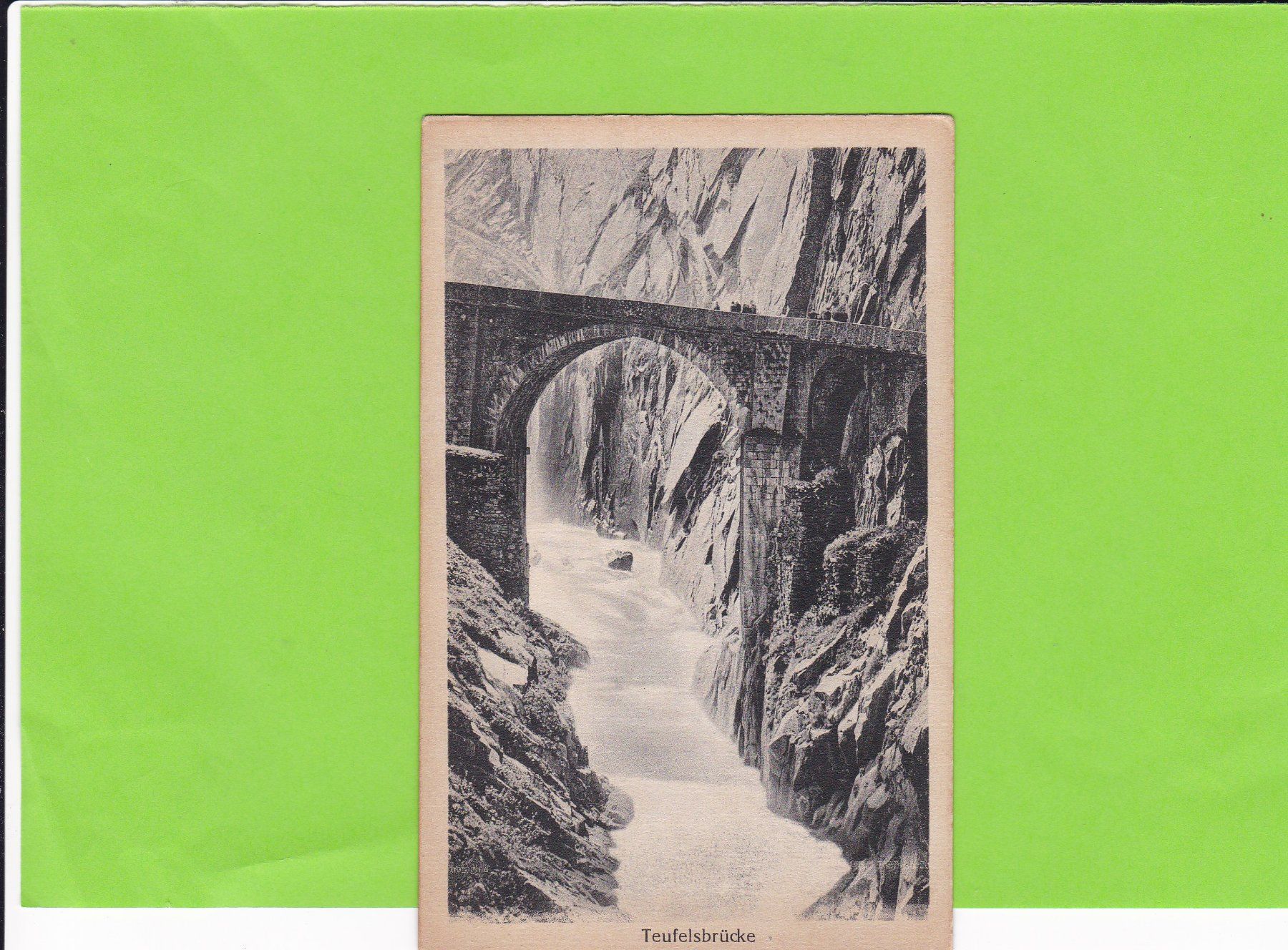 Cartoline postali: Teufelsbrücke – Usato da St. Peterzell venduto da neckertal