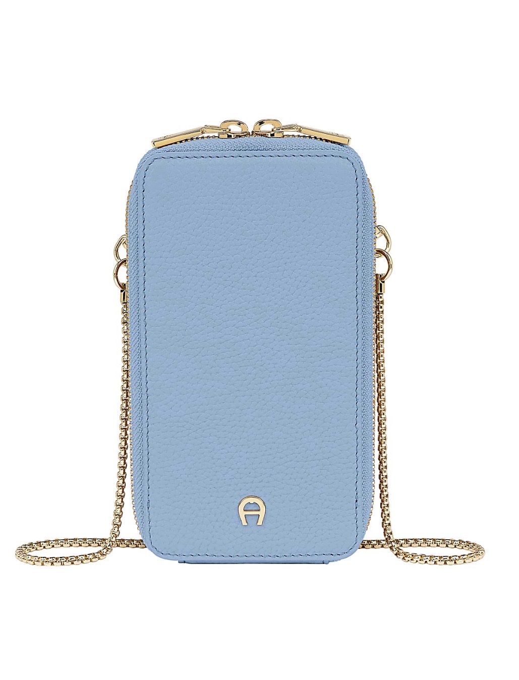 Aigner Borse da donna: AIGNER HANDYTASCHE MIT KETTE, blau – Nuovo e nell'imballaggio originale da Oberaach venduto da Dandy2021