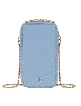 AIGNER HANDYTASCHE MIT KETTE, blau
