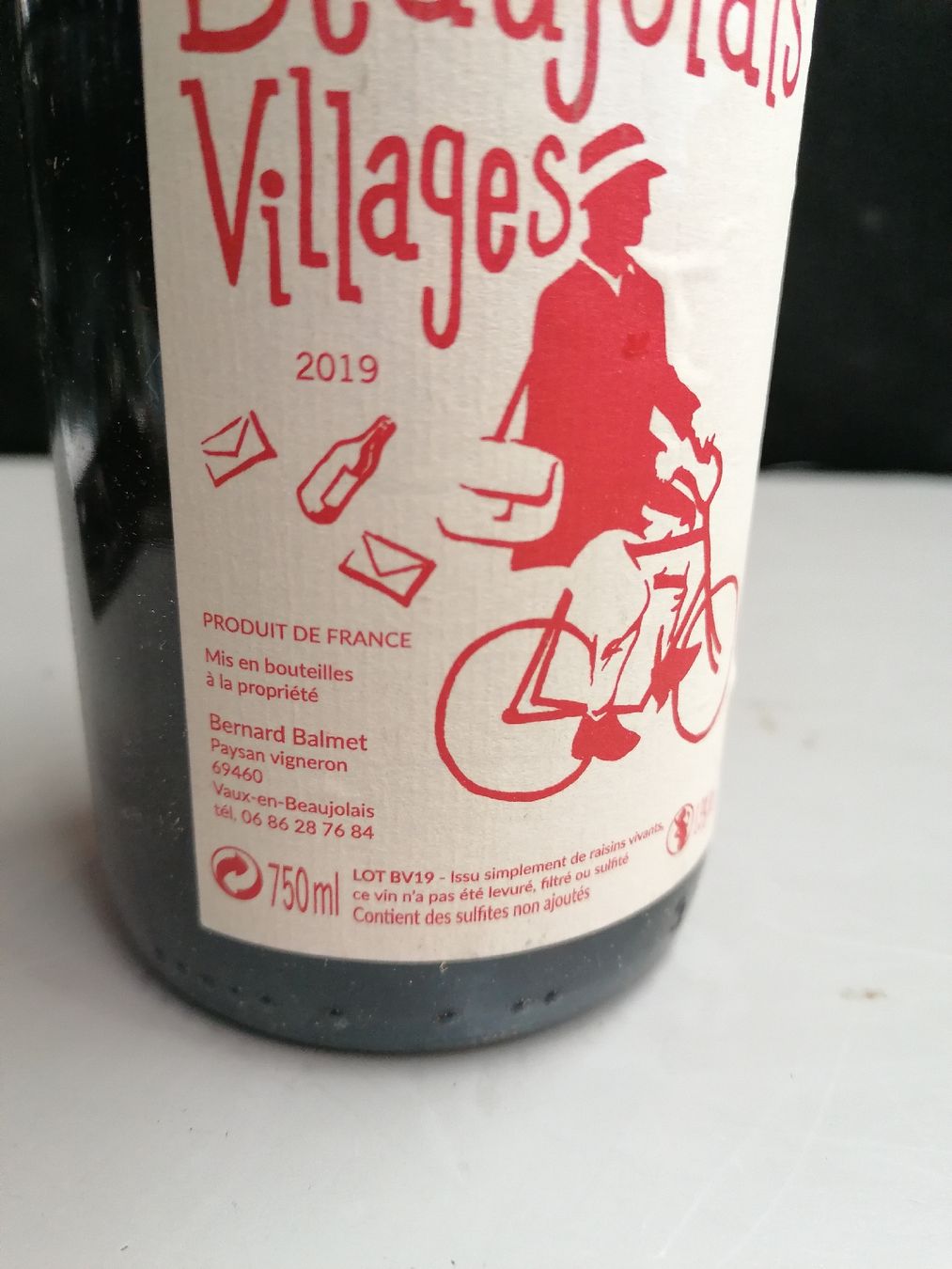 Wein: BEAUJOLAIS VILLAGES 2019 – Gebraucht aus Genève von Leboucheoreilles 3