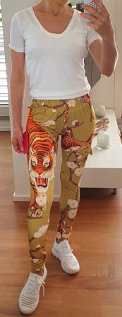 Leggings mit Tiger Motiv Grösse XS neu