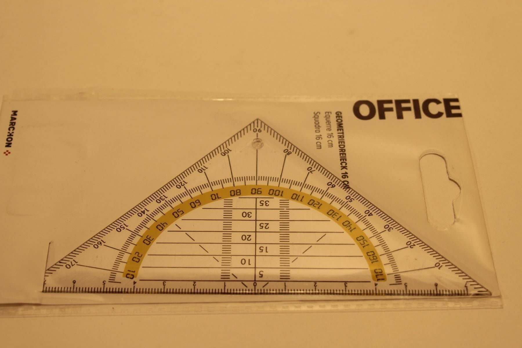 Altro in Scrittura & Disegno: Geodreieck Marchon, 16cm – Nuovo e nell'imballaggio originale da Fehraltorf venduto da haefens 1