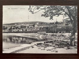 NEUCHÂTEL L'Evole, TRAM / STRASSENBAHN / TRAIN, 1914