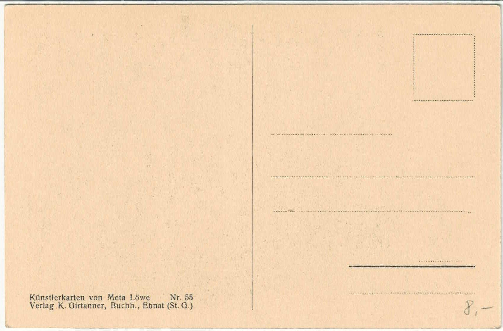 Cartoline postali: Meta Löwe - Schlafendes Baby – Usato da Ettingen venduto da Kartenplanet 1