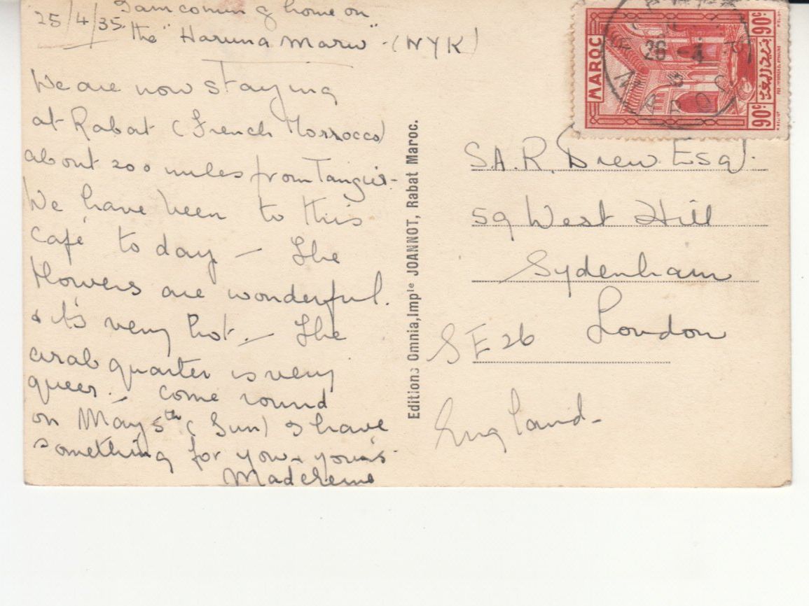 Cartes postales: Rabat 1935 – D'occasion à Bürglen TG par StampGraf 1