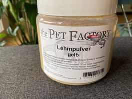 Lehmpulver gelb 1kg Dose - The pet factory - Terrarium