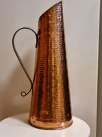 Kupfer Krug gehämmert 40cm Vintage Handarbeit