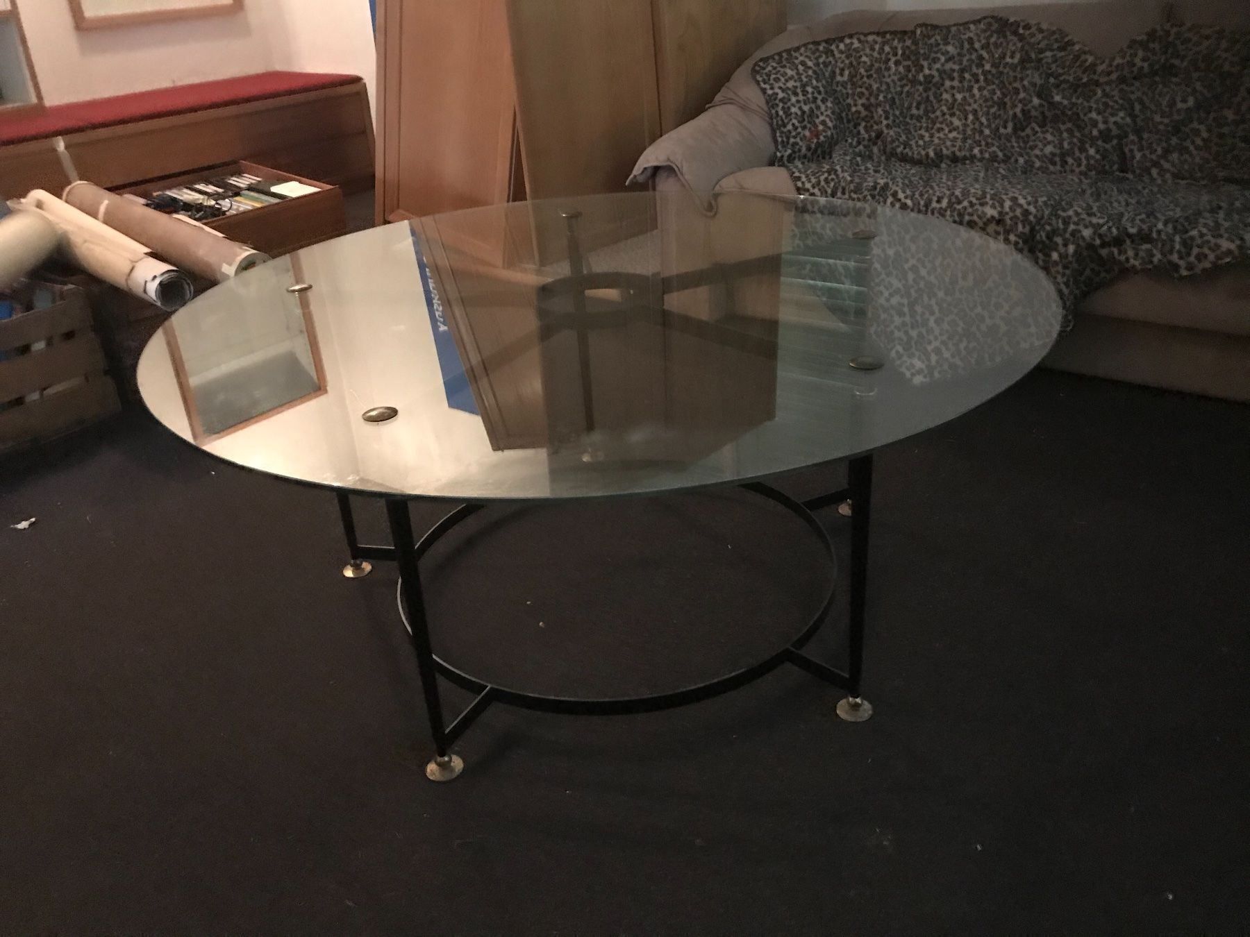 Tische: Couchtisch Glas/Metall – Gebraucht aus Solothurn von Spicar 2