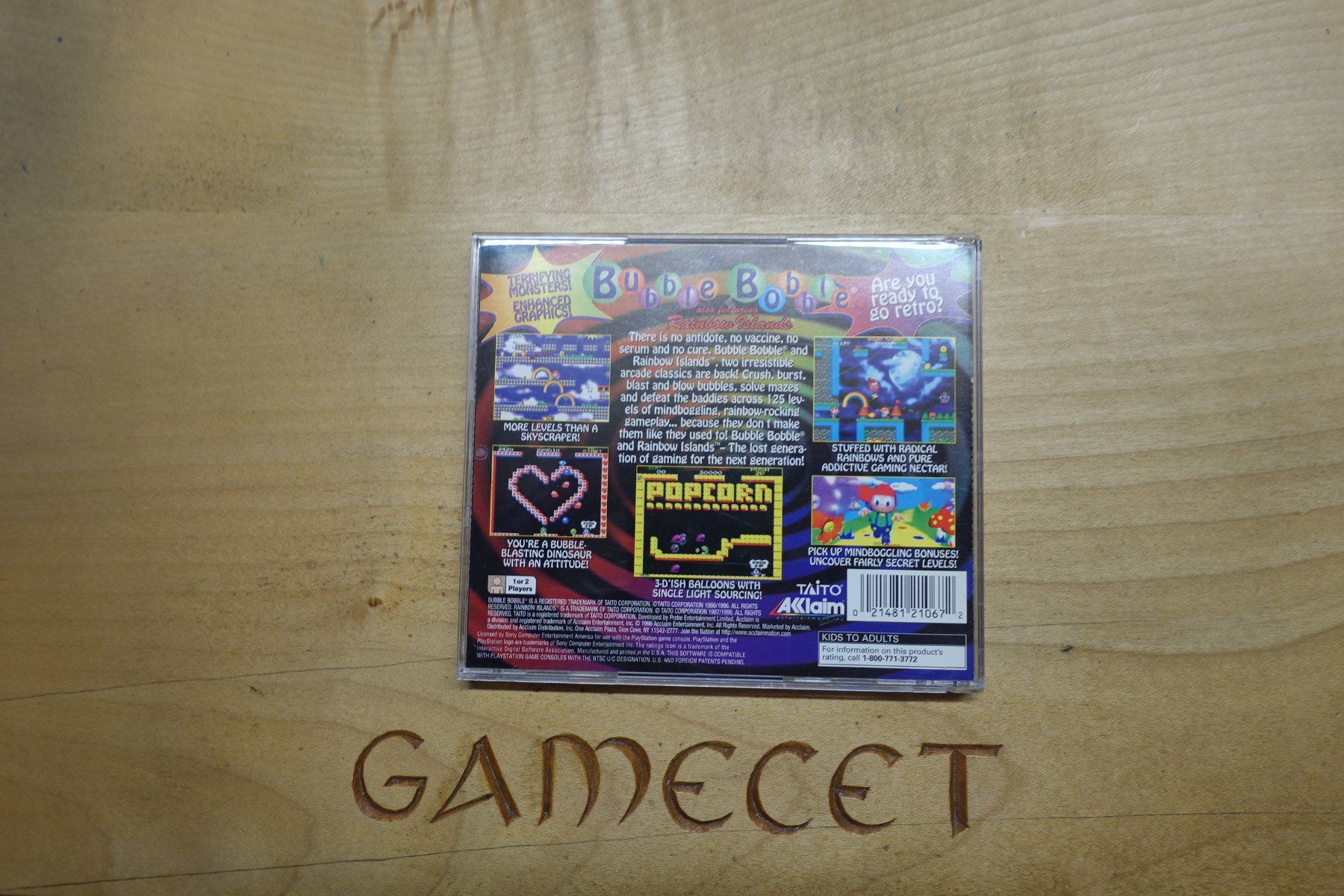 Sony Giochi: Bubble Bobble also featuring Rainbow Islands - Amerika – Usato da Steinach venduto da Gamecet 2