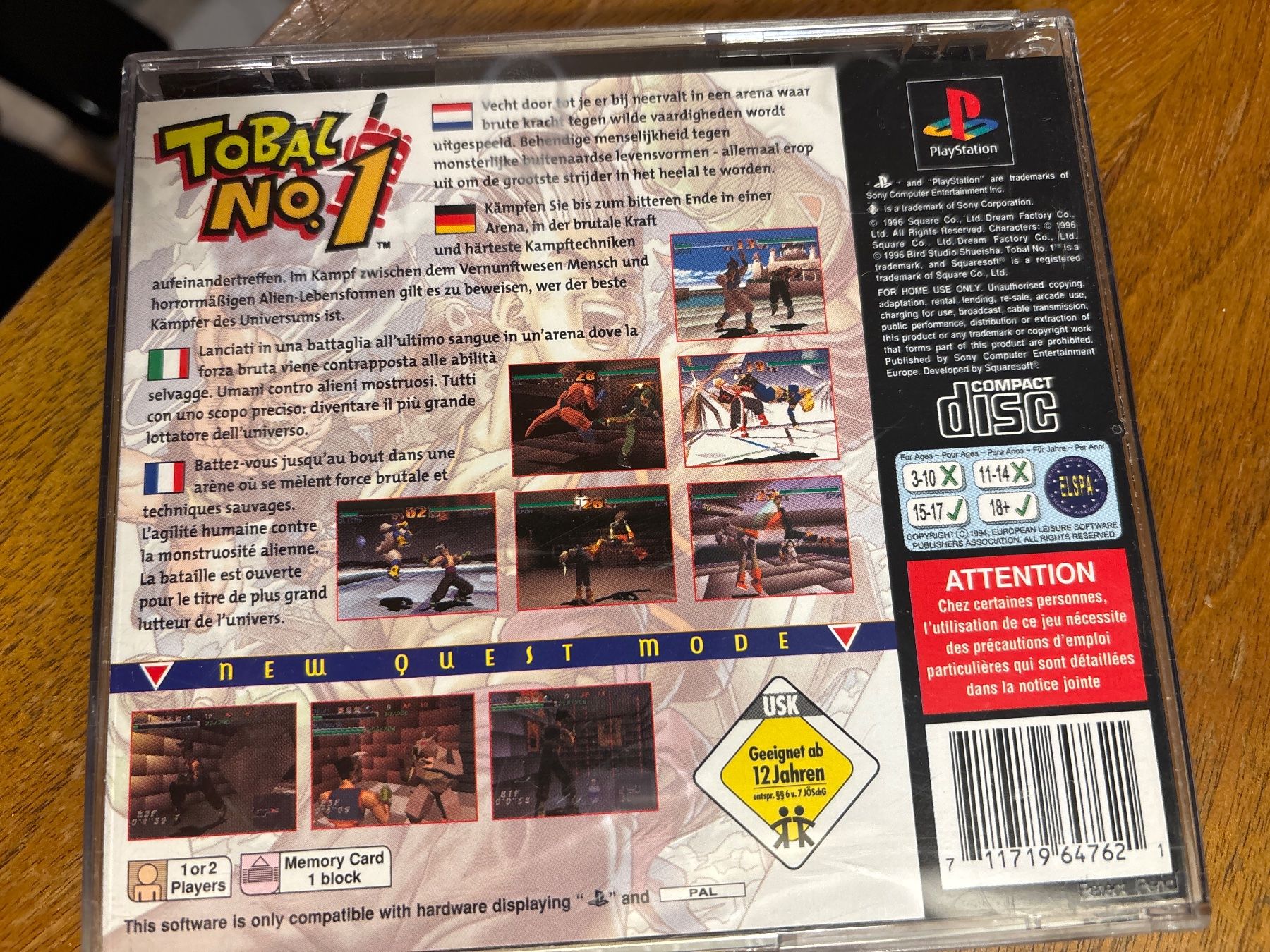 Sony Spiele: TOBAL NO 1 - Sony Playstation 1, PS1 – Gebraucht aus Zürich von hiddentreasures_zh 1