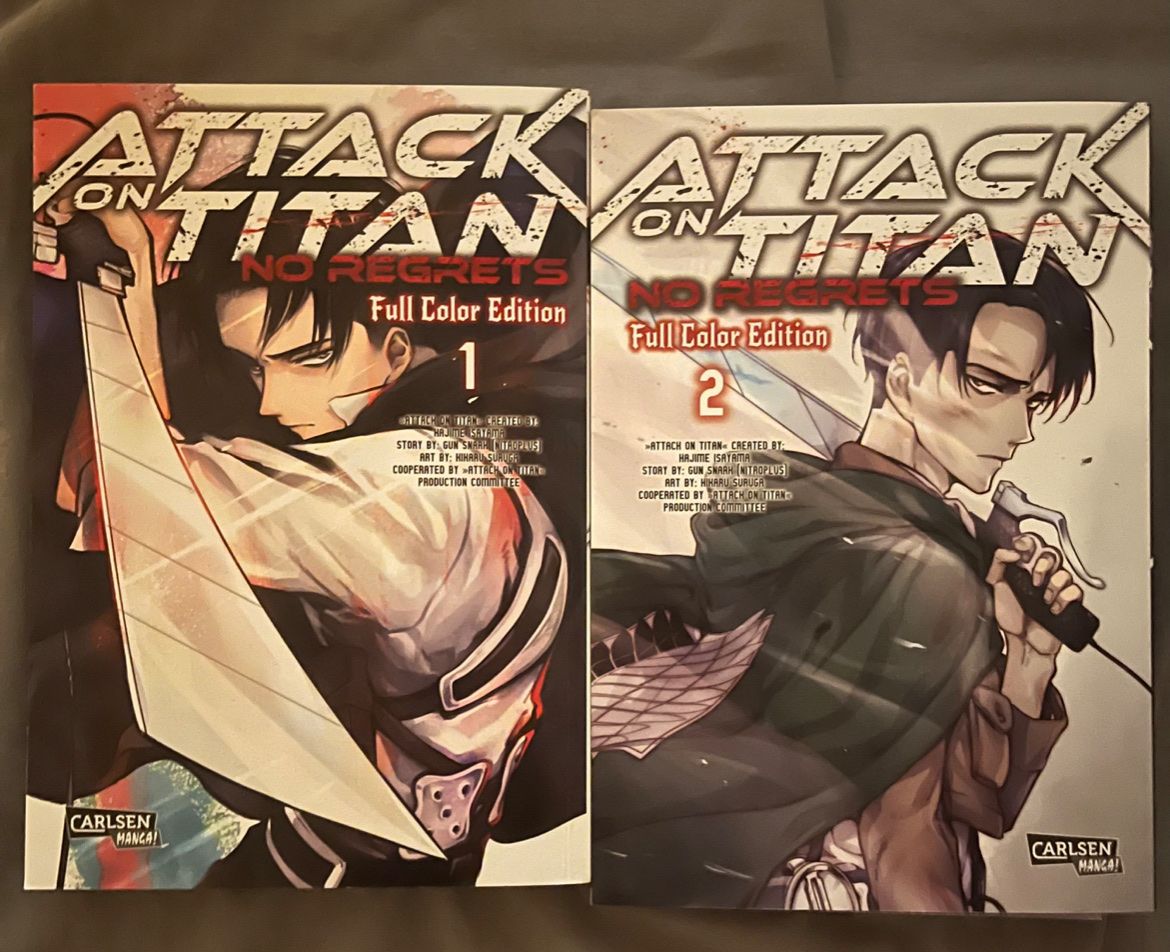 Fumetti: Attack on Titan: No Regrets - Full Color Edition 1&2 – Usato da Eschlikon TG venduto da Tiaraya