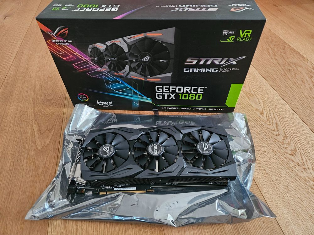 ASUS ROG Strix GTX 1080 A8G – Top Zustand, OVP & Zubehör (Gebraucht) in ...