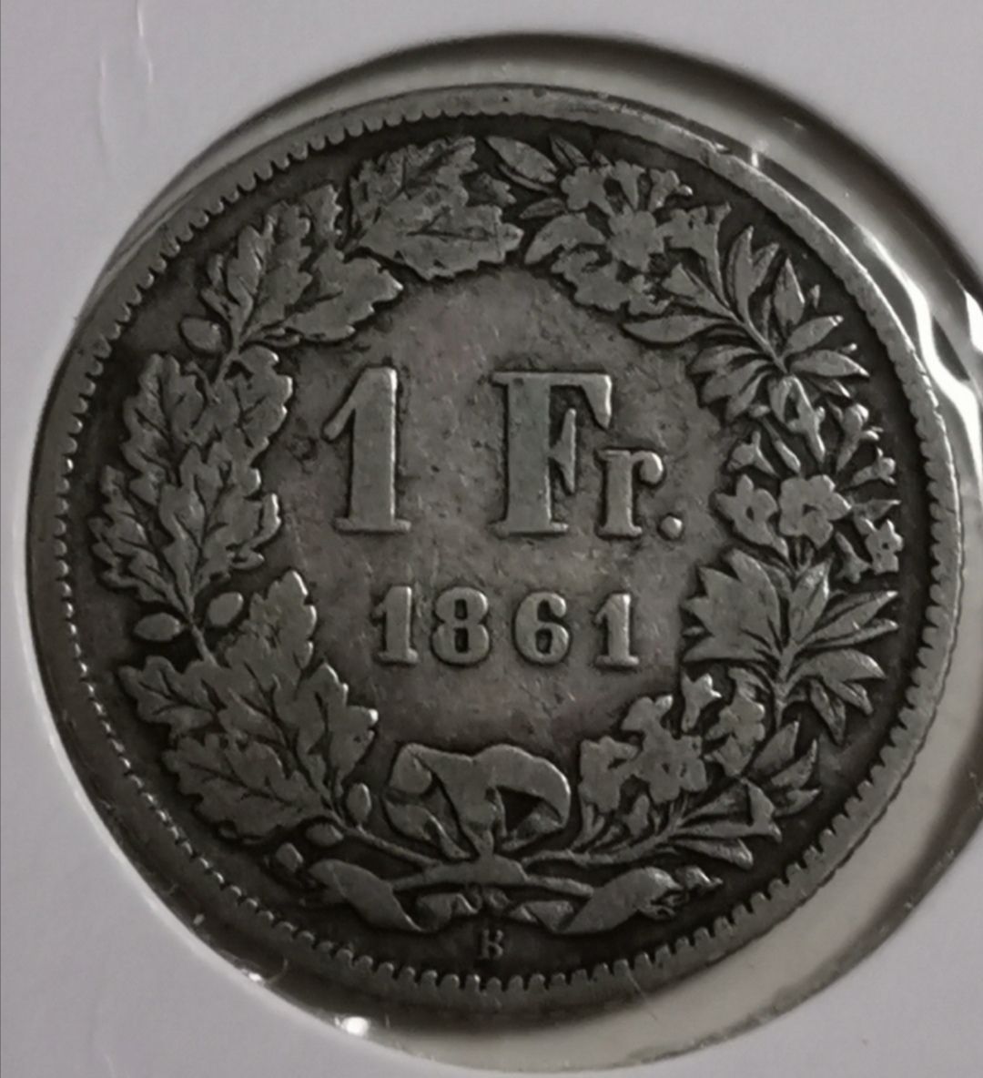 Tutti le monete: 1 Franken 1861 Silber – Usato da Zürich venduto da turbopuz