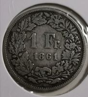 1 Franken 1861 Silber