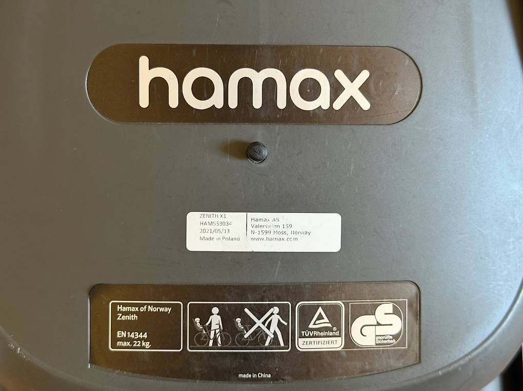 Hamax Pezzi di ricambio: Hamax Zenith Velo-Kindersitz – Usato da Basel venduto da zzzth77x 3