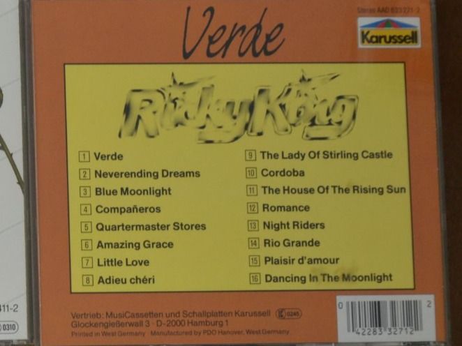 CD: MCD Ricky King Verde – Usato da Wetzikon ZH venduto da bausie 1