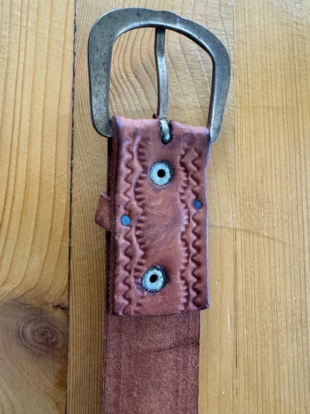 Cinture: Neu Ledergürtel braun 119 cm – Nuovo (secondo la descrizione) da Kirchdorf AG venduto da coco123 3