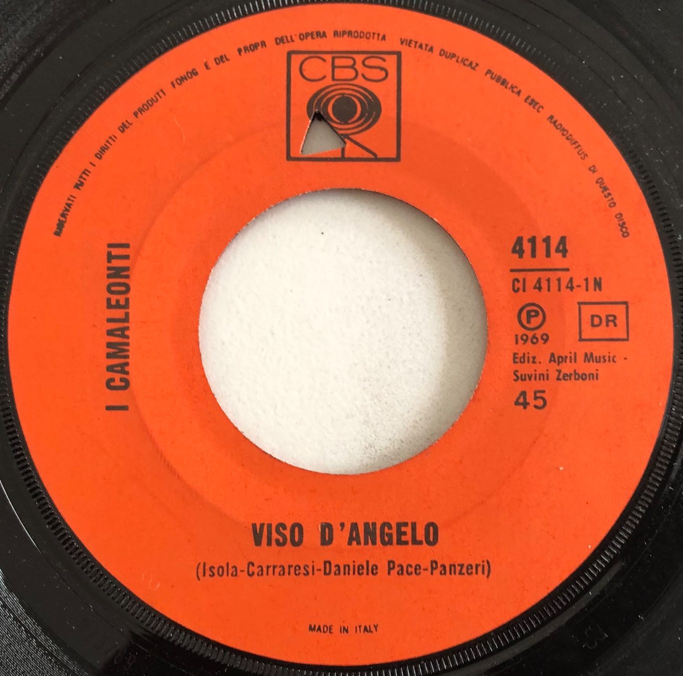 Vinyles: I CAMALEONTI - VISO D'ANGELO – D'occasion à Poliez-Pittet par Newtown-Records 2