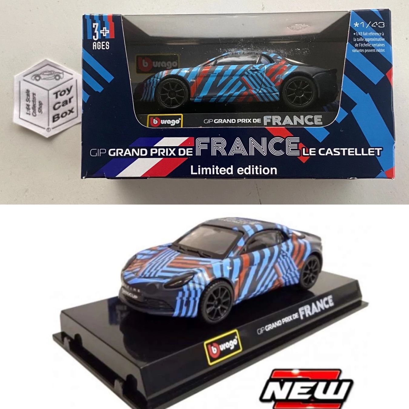 Alpine Modellautos: Bburago 1/43 Alpine A110 – Neu und originalverpackt aus Bettens von Thejoshuatree