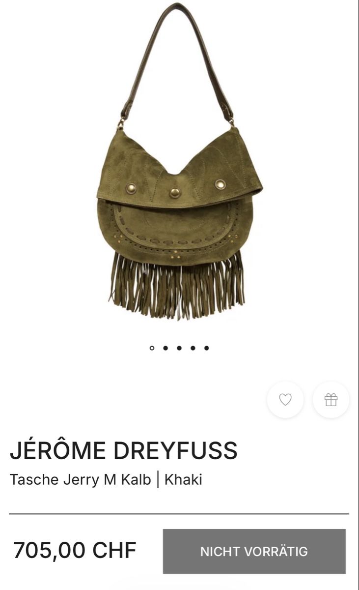 Jerome Dreyfuss Borse da donna: JEROME DREYFUSS Tasche m. Fransen / 700 CHF – Usato da Tägerwilen venduto da limolimo 8