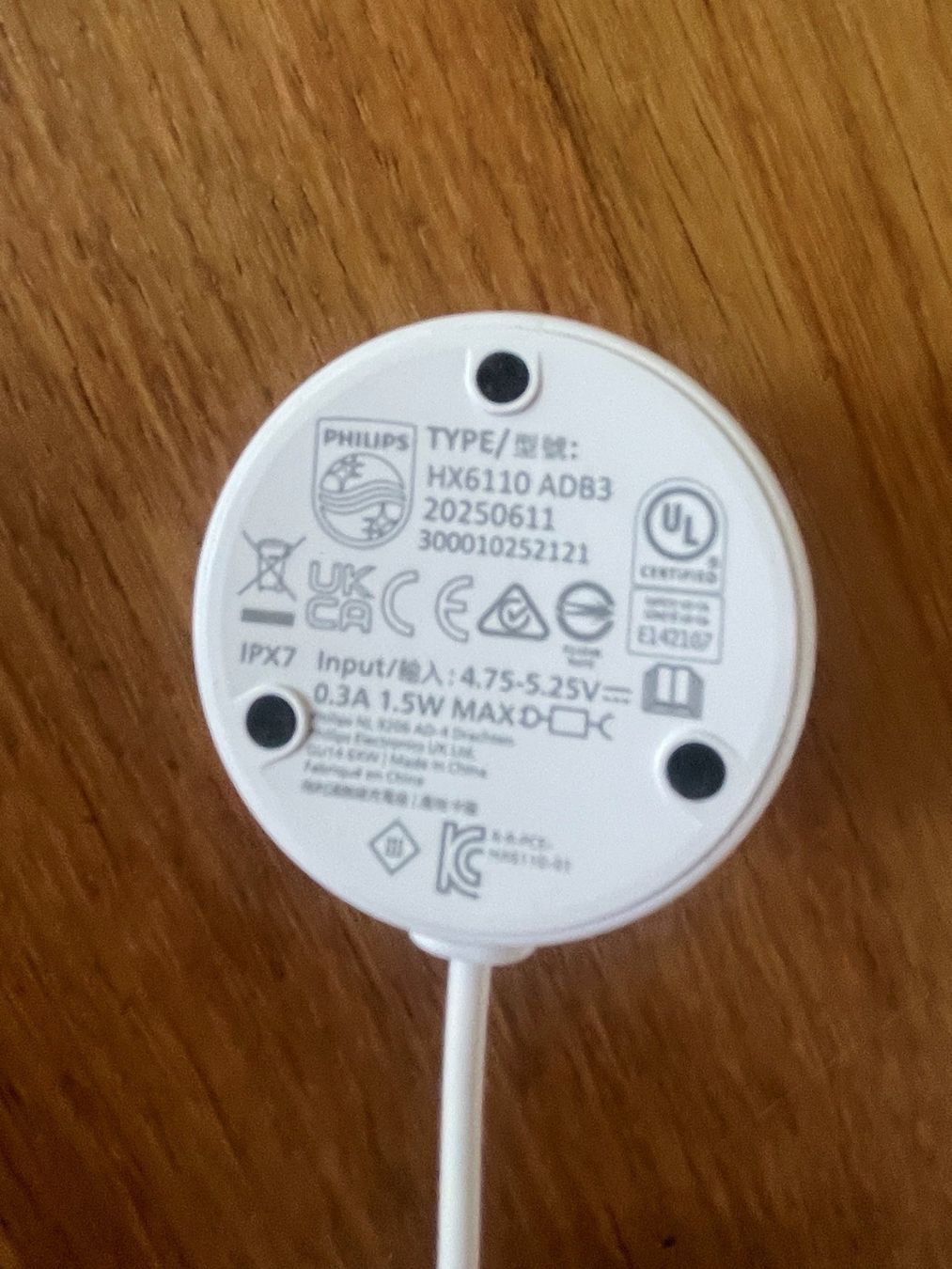 Philips Caricabatterie: Philips Sonicare Ladegerät USB-A-Stecker – Nuovo e nell'imballaggio originale da Zürich venduto da --sonne-- 1