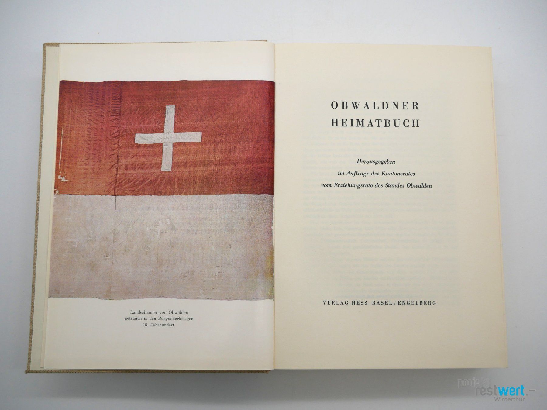 Libri: KANTONSRAT OBWALDEN - Obwaldner Heimatbuch – Usato da Winterthur venduto da Restwert_Winterthur 3