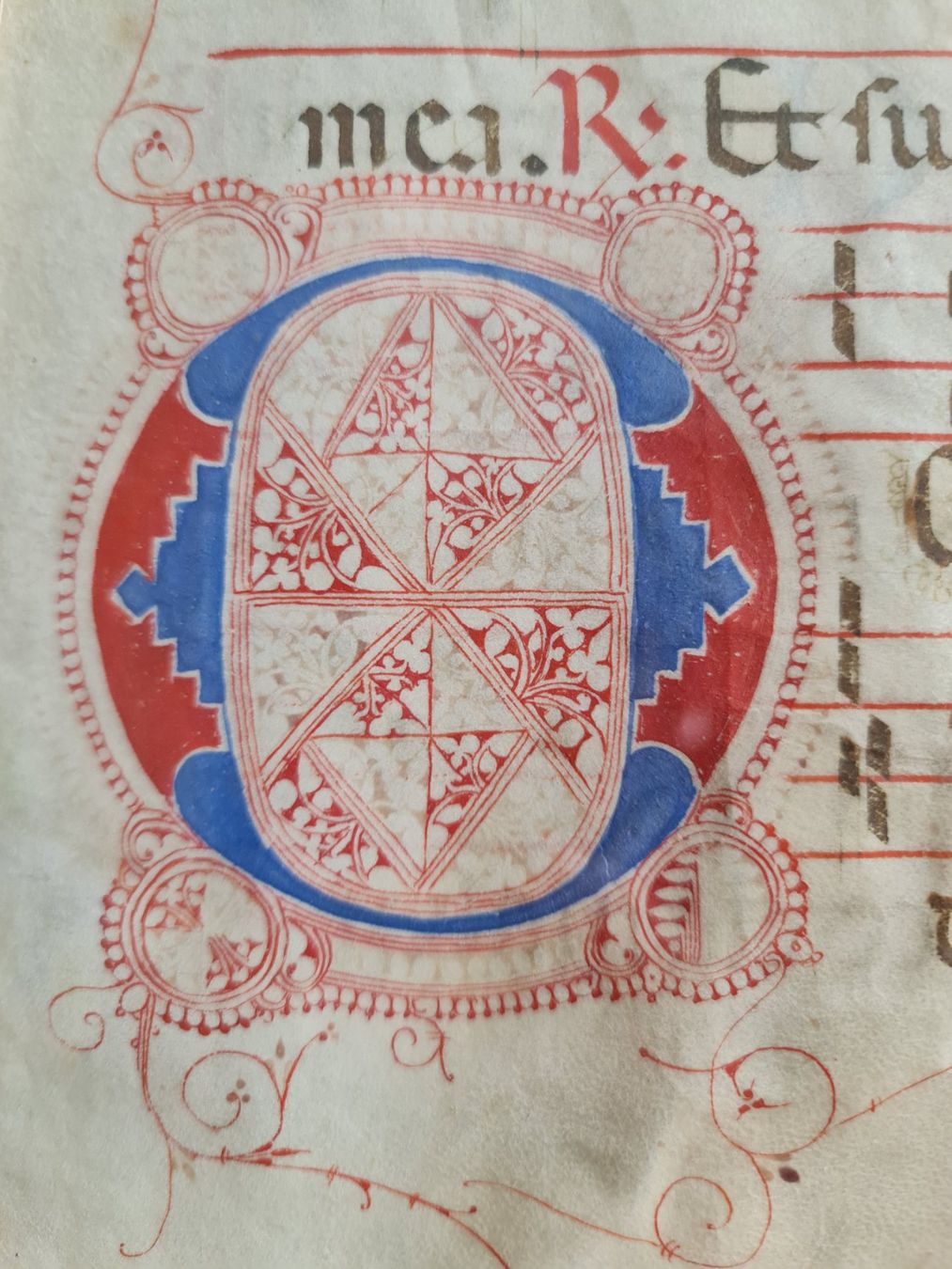 Libri: Spätmittelalterliches Antiphonarblatt - Antiphonale Exemplar – Usato da Degersheim venduto da Tosam_Degersheim 2