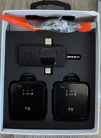 Drahtloses Mikrofon Set 2 Sender 1 Empfänger neuwertig