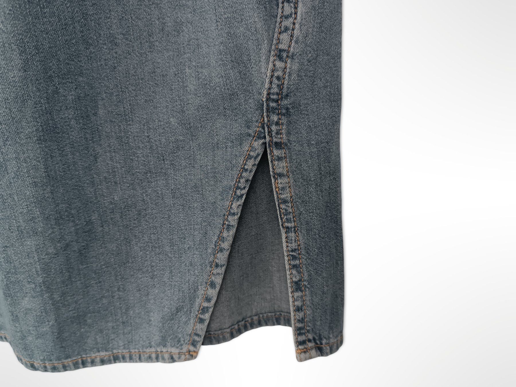 Zara Camicette: ZARA Jeans-Bluse asymmetrisch Gr. M – Usato da Suhr venduto da Restwert_Suhr 5