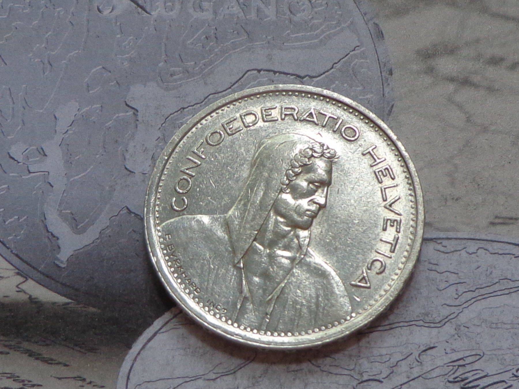 Toutes les monnaies: 5 Fr. 1965 B – D'occasion à Pully par UCA01 1