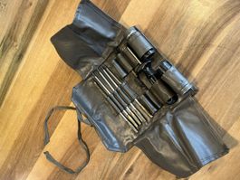 Reinigungset Gewehr mit Etui und Zubehoer guter Zustand