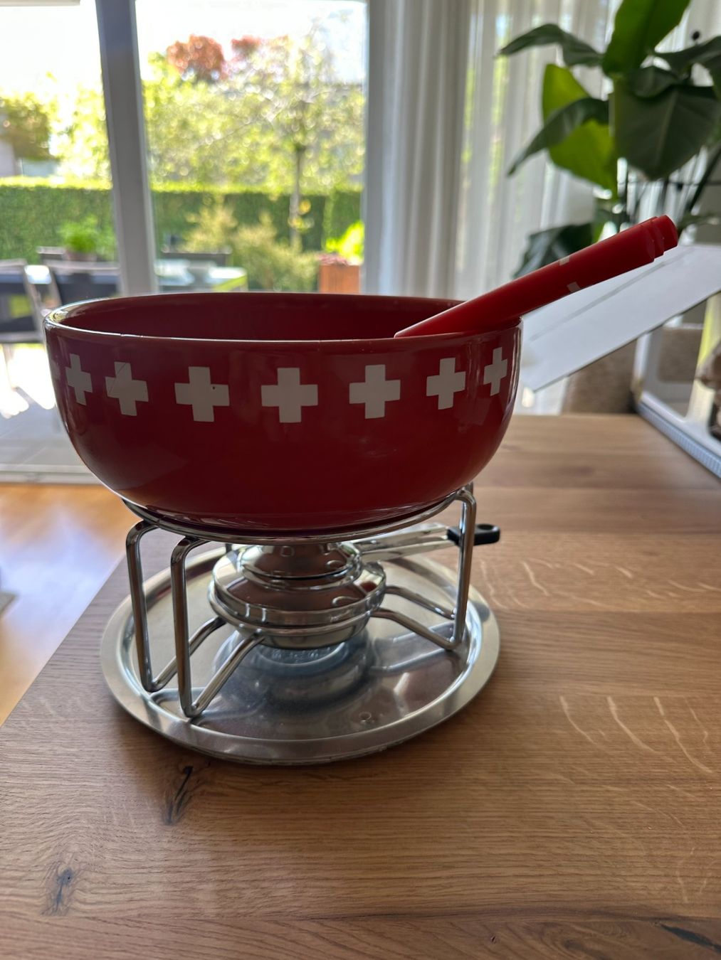 Padelle: Käse-Fondue Set mit Gabeln – Usato da Romanshorn venduto da s9736