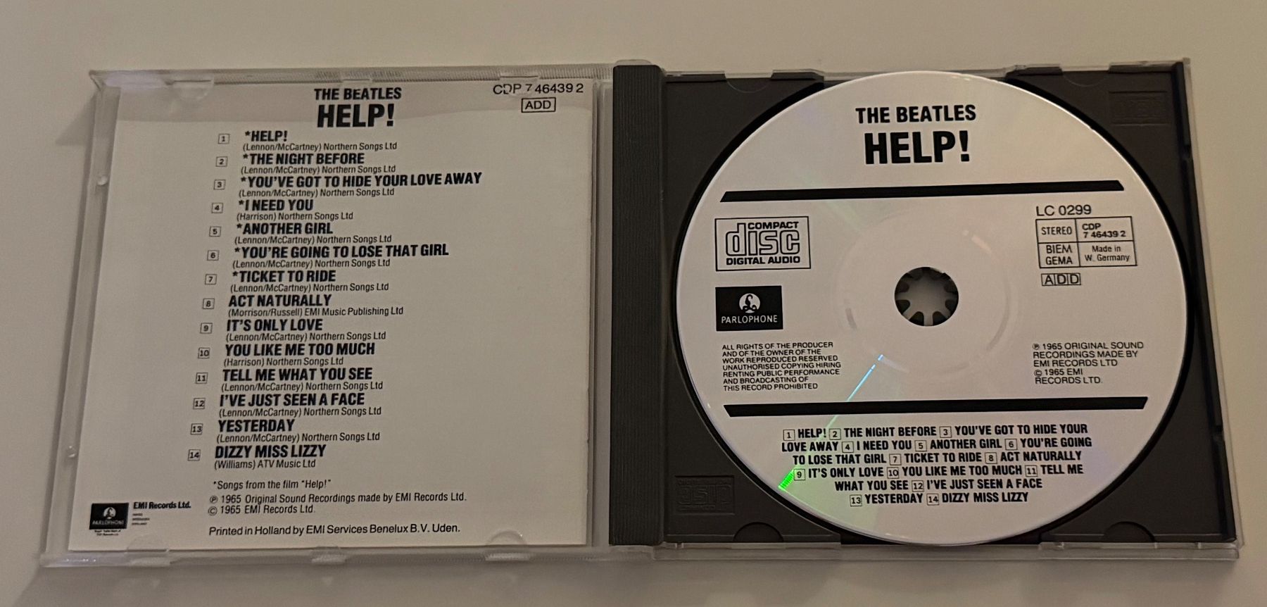 CDs: The Beatles - Help ! – D'occasion à Altstätten SG par sheamus 2