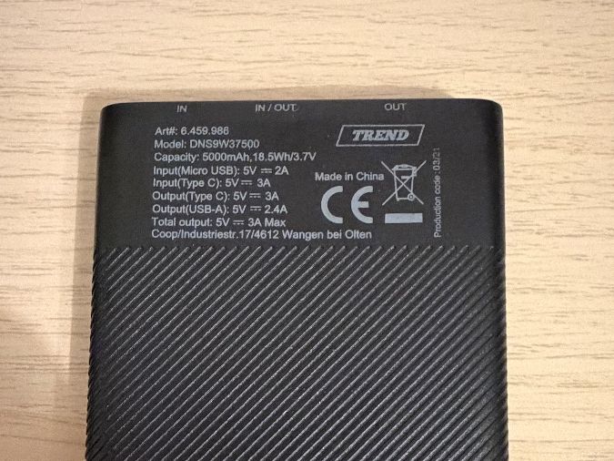 Batterie: Powerbank 5000mAh, Top Zustand! – Usato da Zürich venduto da fresh0001 2