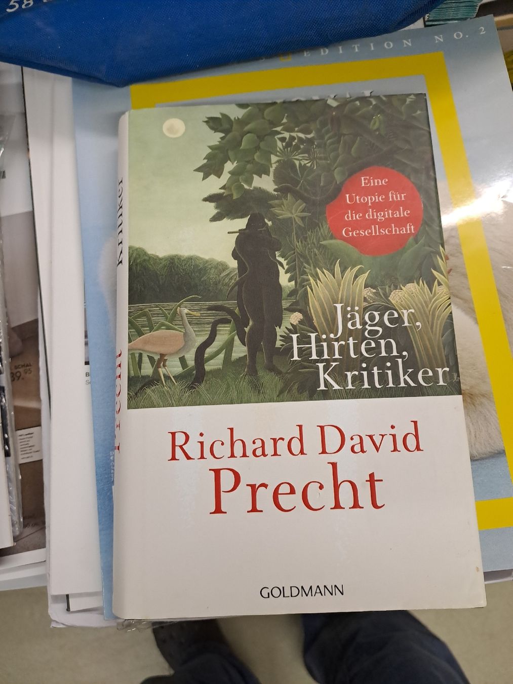 Libri: Richard David Precht "Jäger, Hirten, Kritiker" – Usato da Zürich venduto da Schoebi19 1