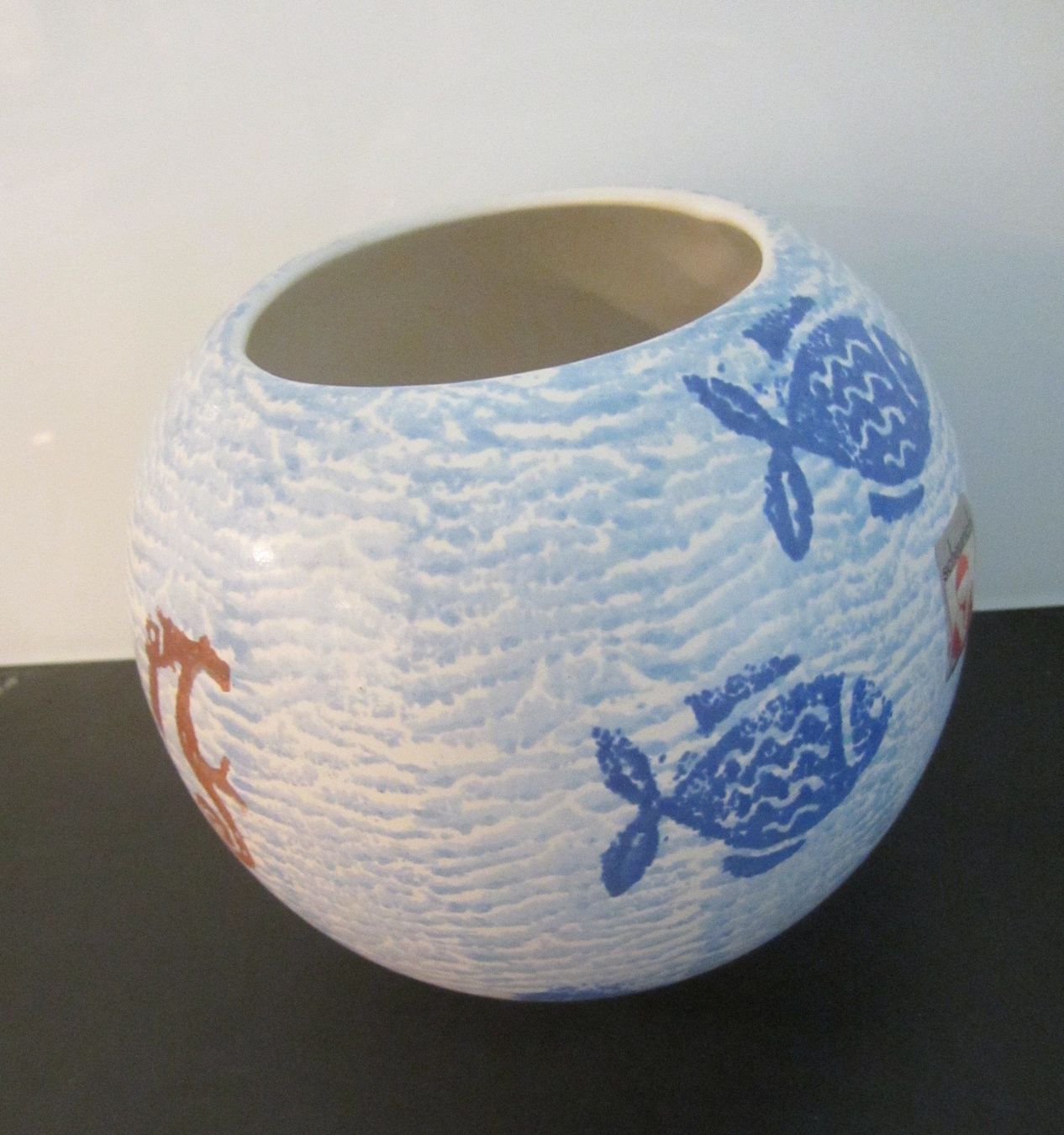 Vasi & Recipienti: Blumenvase, maritime Deko, "scheurich" Höhe ca. 14 cm – Nuovo (secondo la descrizione) da Egliswil venduto da chroetli22 2