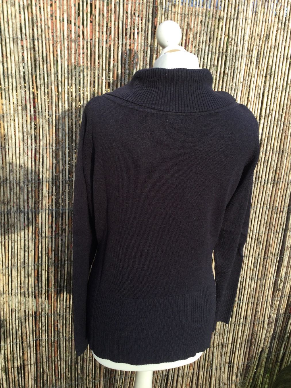 C&A Maglioni & Felpe: Pull-over brun foncé grand col YESSICA, taille M – Usato da Agiez venduto da chouchanelle 4