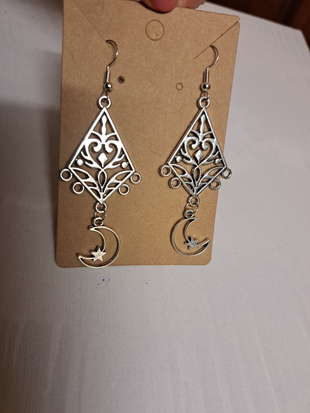 Orecchini pendenti & Orecchini a lobo: Ohrringe Modeschmuck Mond Boho Style silberfarben NEU – Nuovo (secondo la descrizione) da Weggis venduto da Leeclipse 1