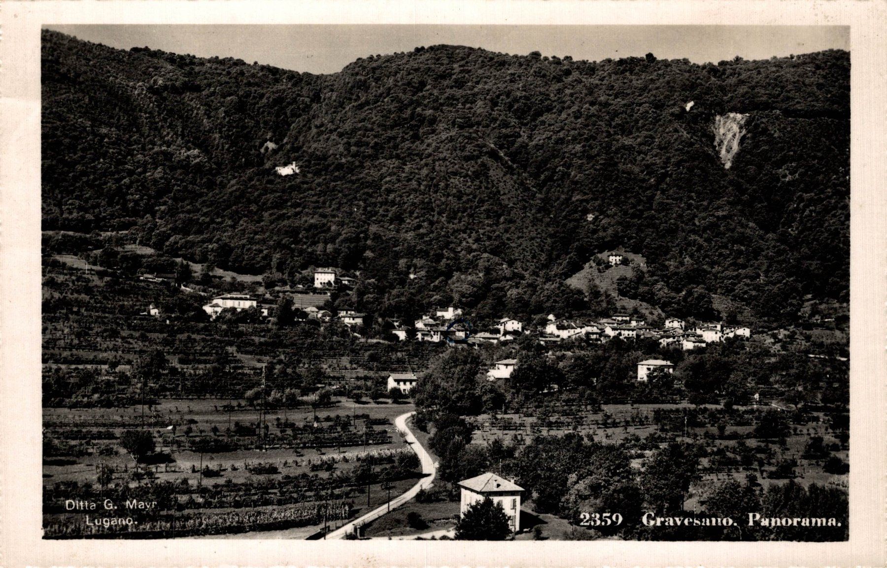 Ansichtskarten: Gravesano. Panorama – Gebraucht aus Bronschhofen von Astore