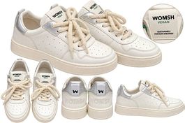WOMSH Vegan Sneaker  weiss/silber  neuwertig