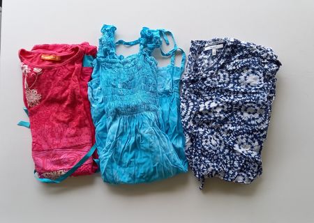 Sommerkleider für Mädchen Gr. 152
