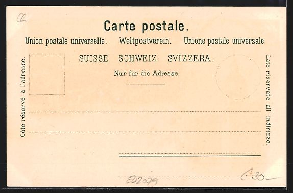 Ansichtskarten: Litho Altdorf / Uri, Teilansicht, Tell-T – Gebraucht aus Berlin von bartko-reher 1