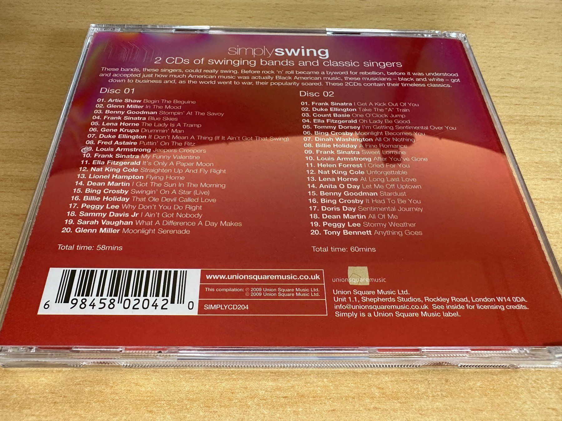 CD: Various – Simply Swing - 2 CD – Usato da Rikon im Tösstal venduto da Alpenmutz 3