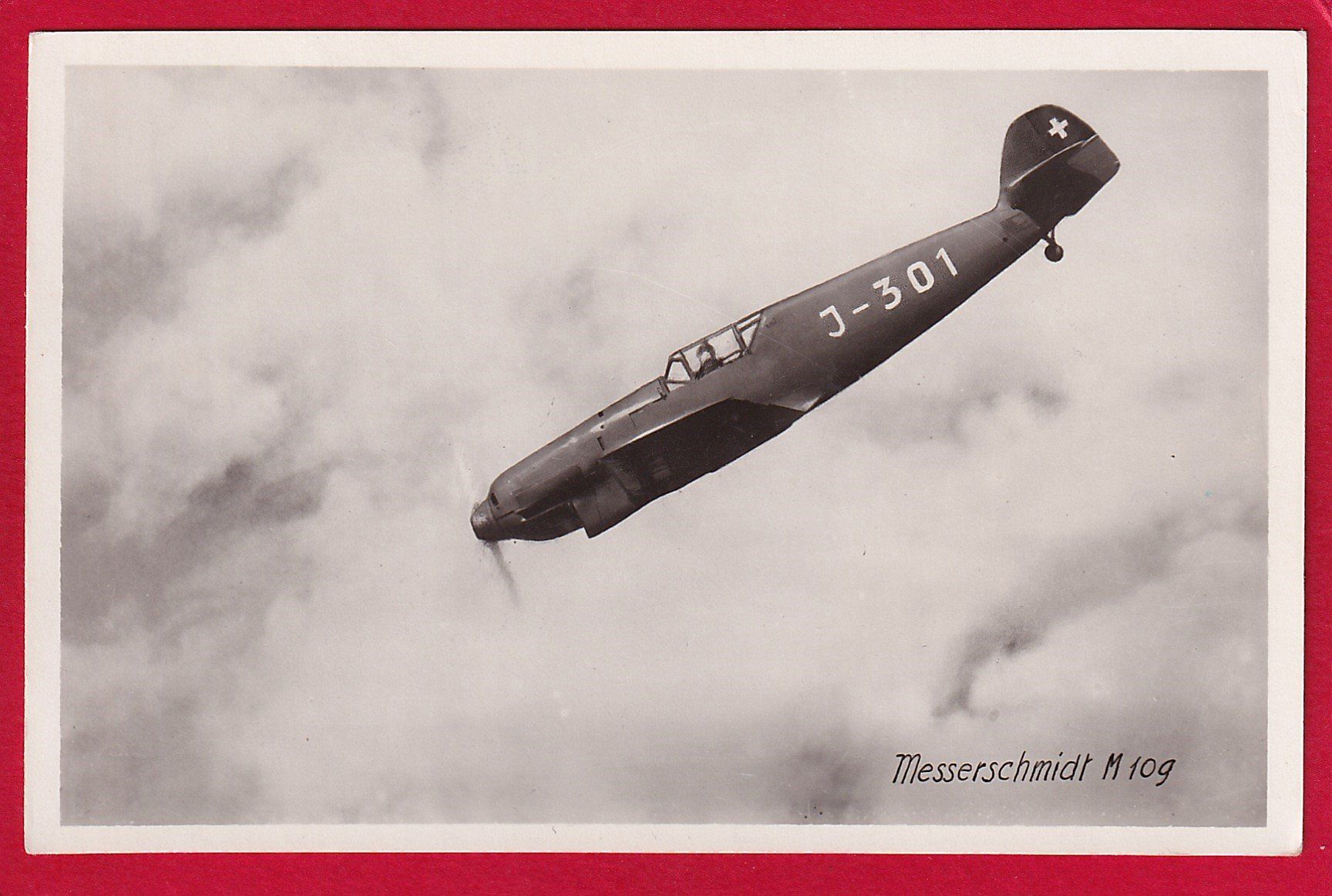 Cartoline postali: AK MESSERSCHMIDT ME 109 – Usato da Grüningen venduto da Kartensammler