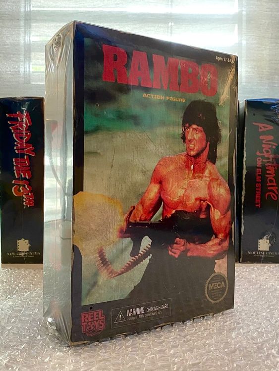2015 | Nintendo NES 8-Bit RAMBO Figur | NECA/ReelToys (Neu und ...