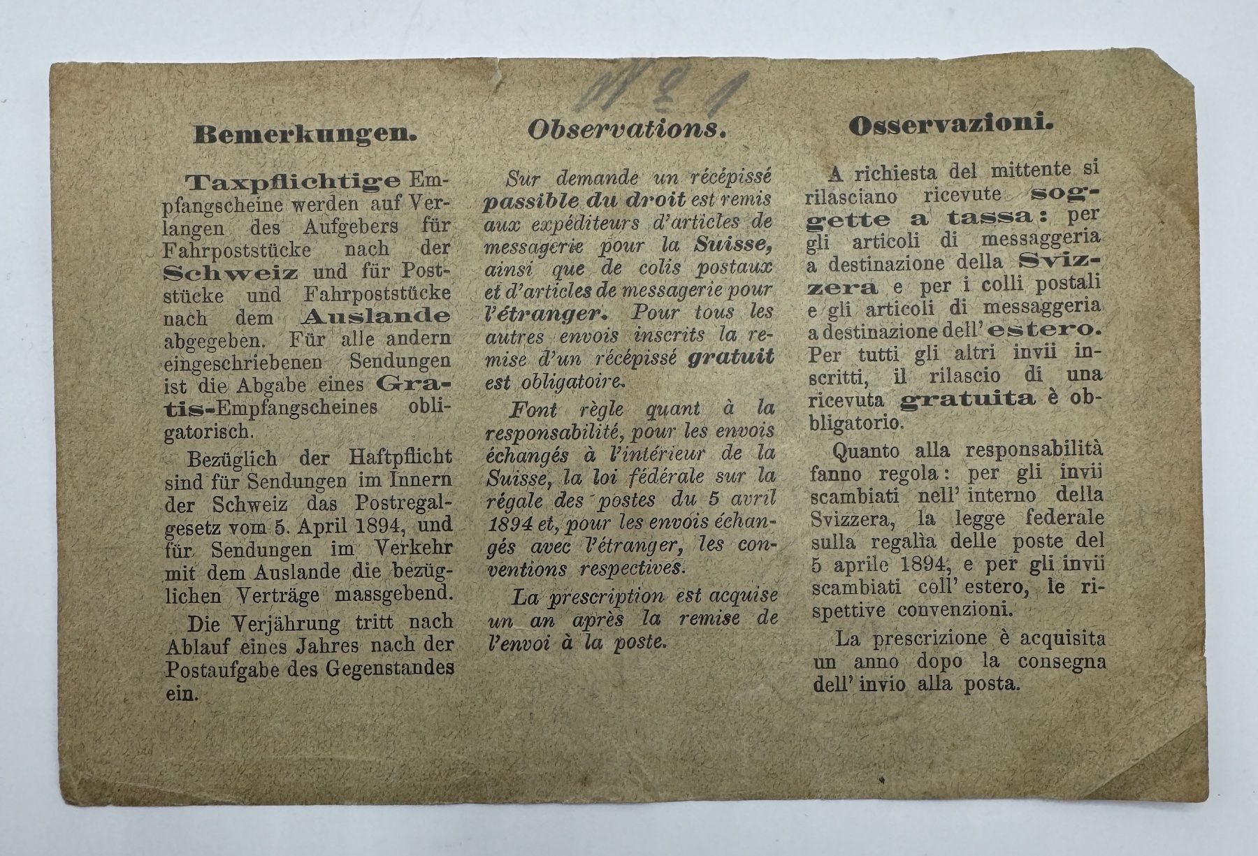 Buste & buste per spedizione: Alte Briefe, Postkarten – Usato da Sachseln venduto da BONATI01 4