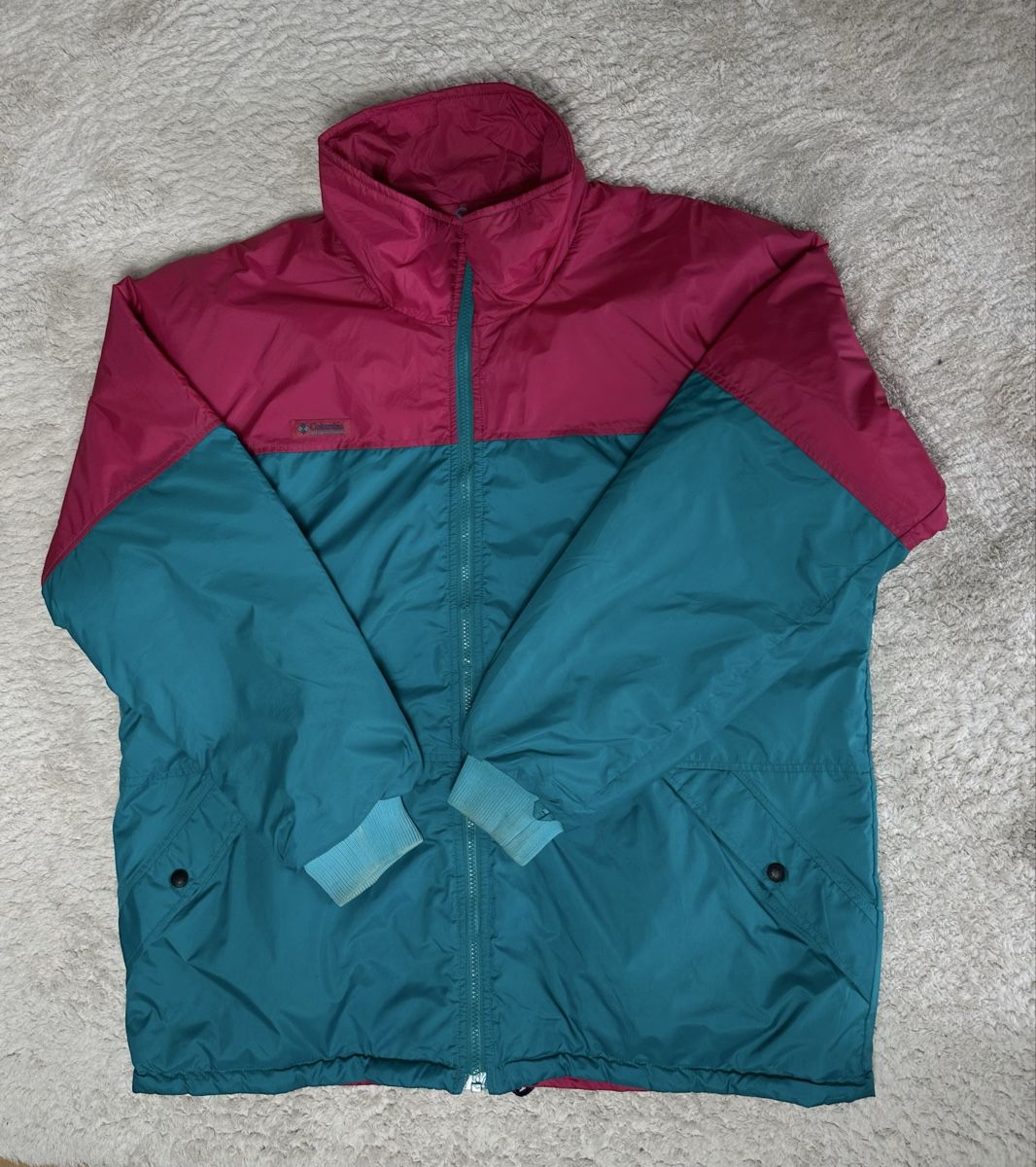 Columbia Jacken: Veste Columbia vintage réversible - Taille L – Gebraucht aus Neuchâtel von aliceguins