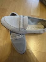 Tamaris Mocassins gris clair, en cuir  Taille  37